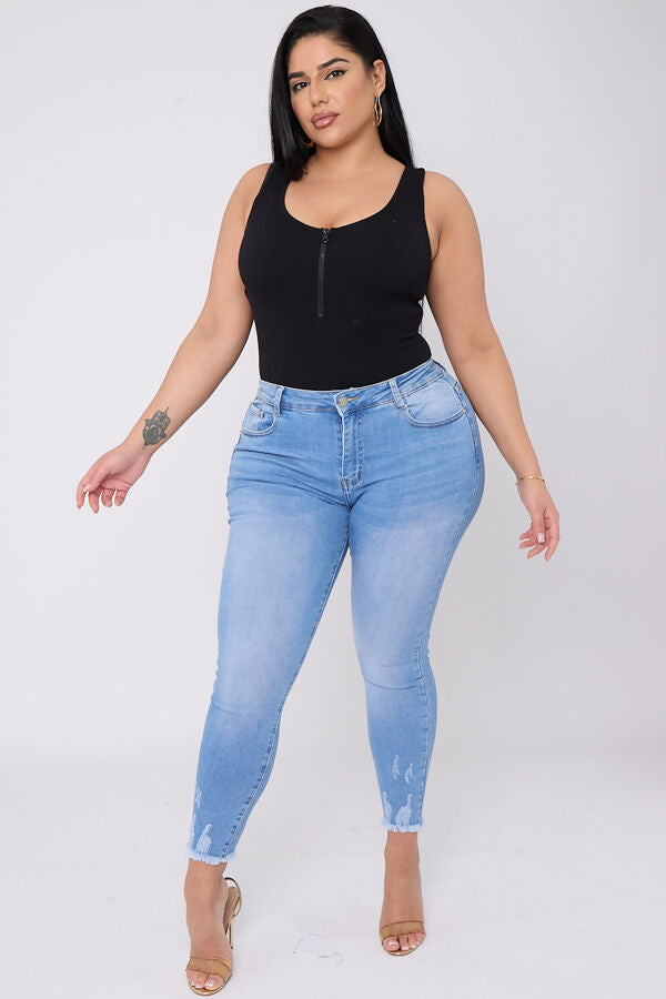 CURVE Stretch Jeans - Blue