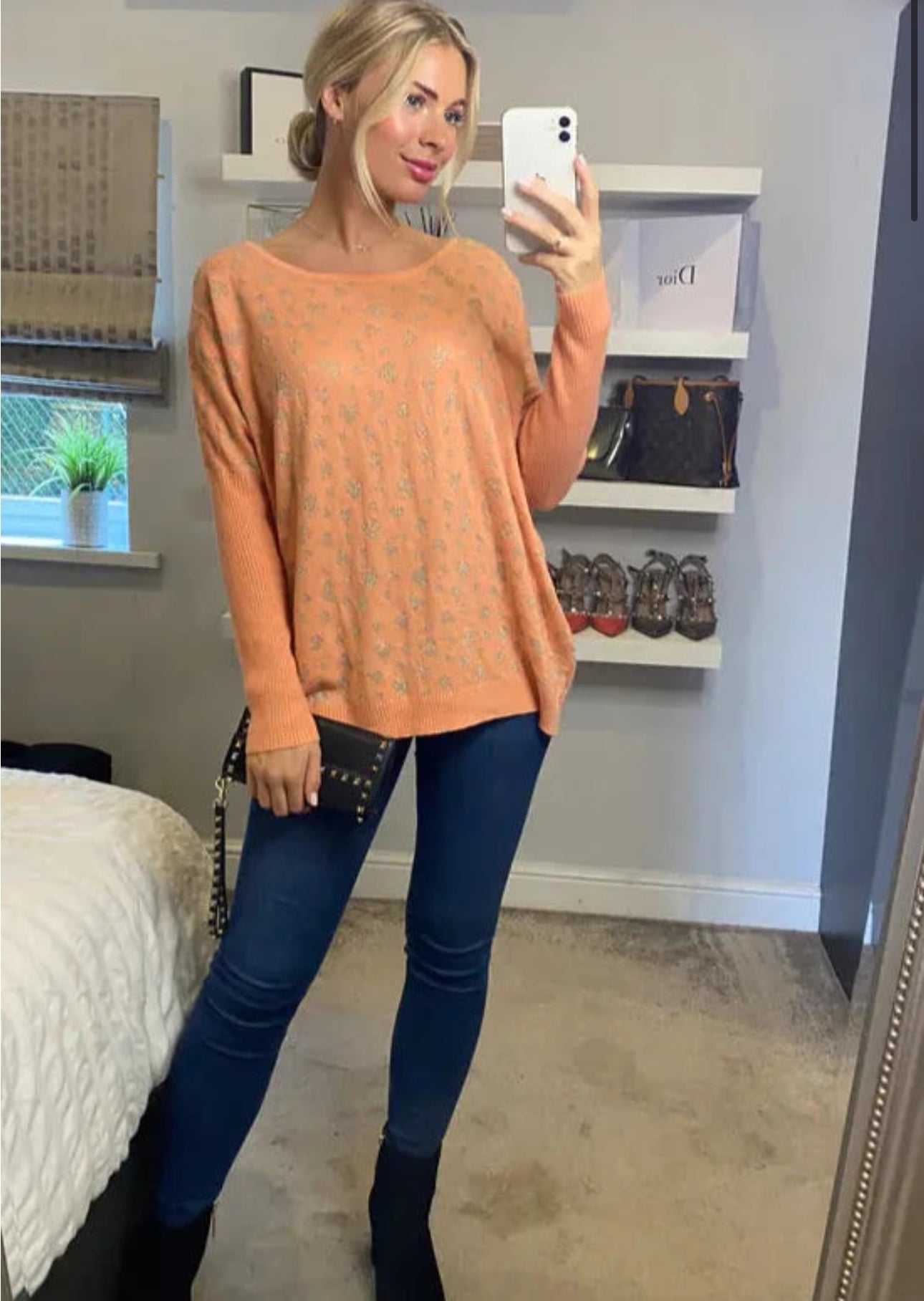 Lightweight Knit - Peach
