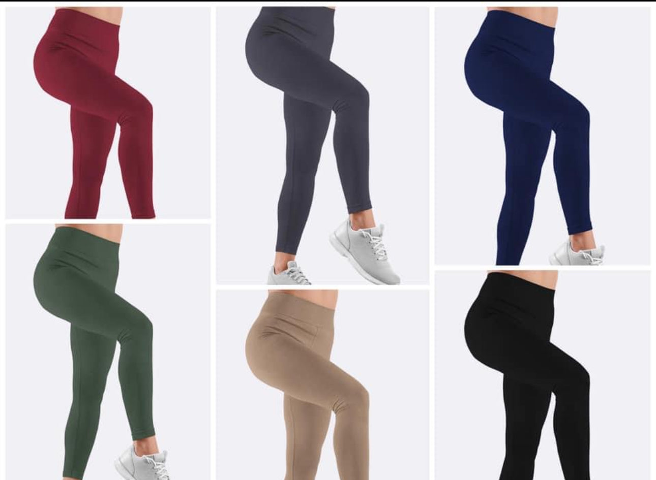 CURVE Fleece Lined Leggings - 5 colours