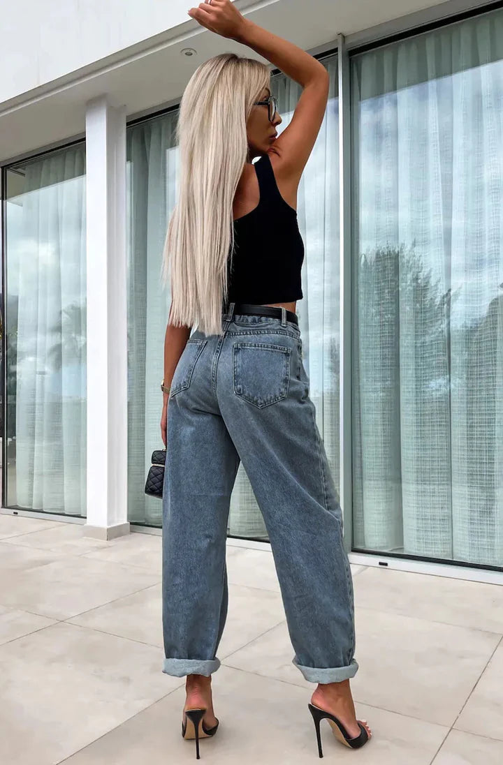 Classic Mom Jeans - Blue