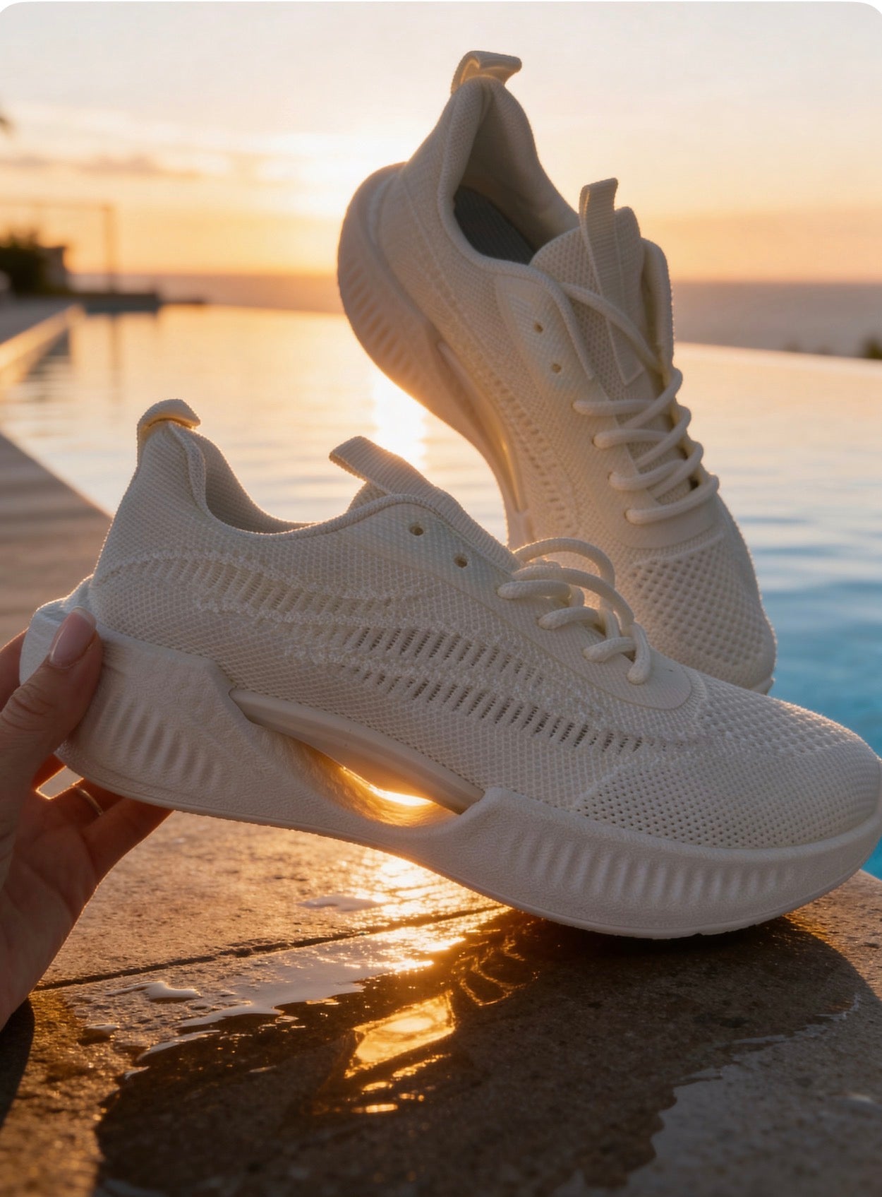 Air Touch Trainers - White