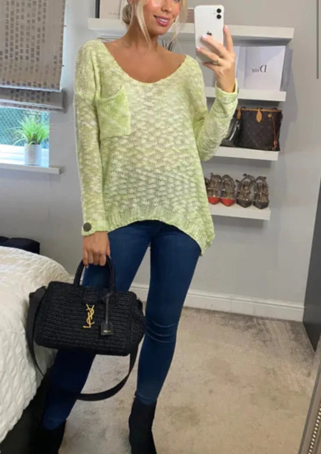 Neon Lightweight Knits - Green