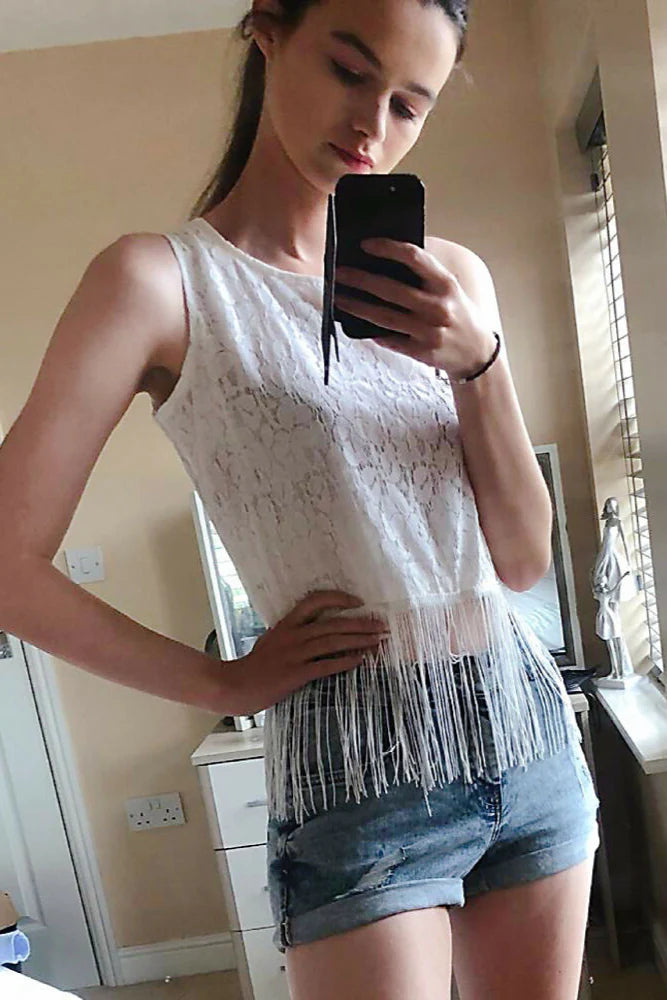 Tassel Vest Tops - 3 colours