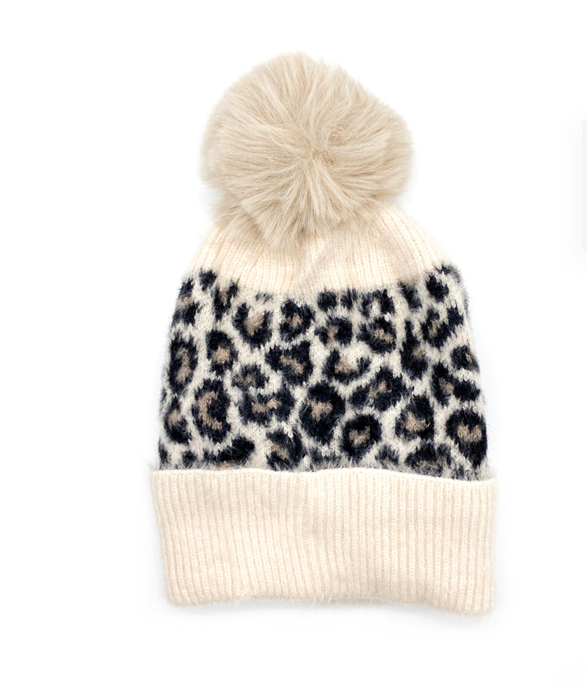 Bobble Hat - Beige
