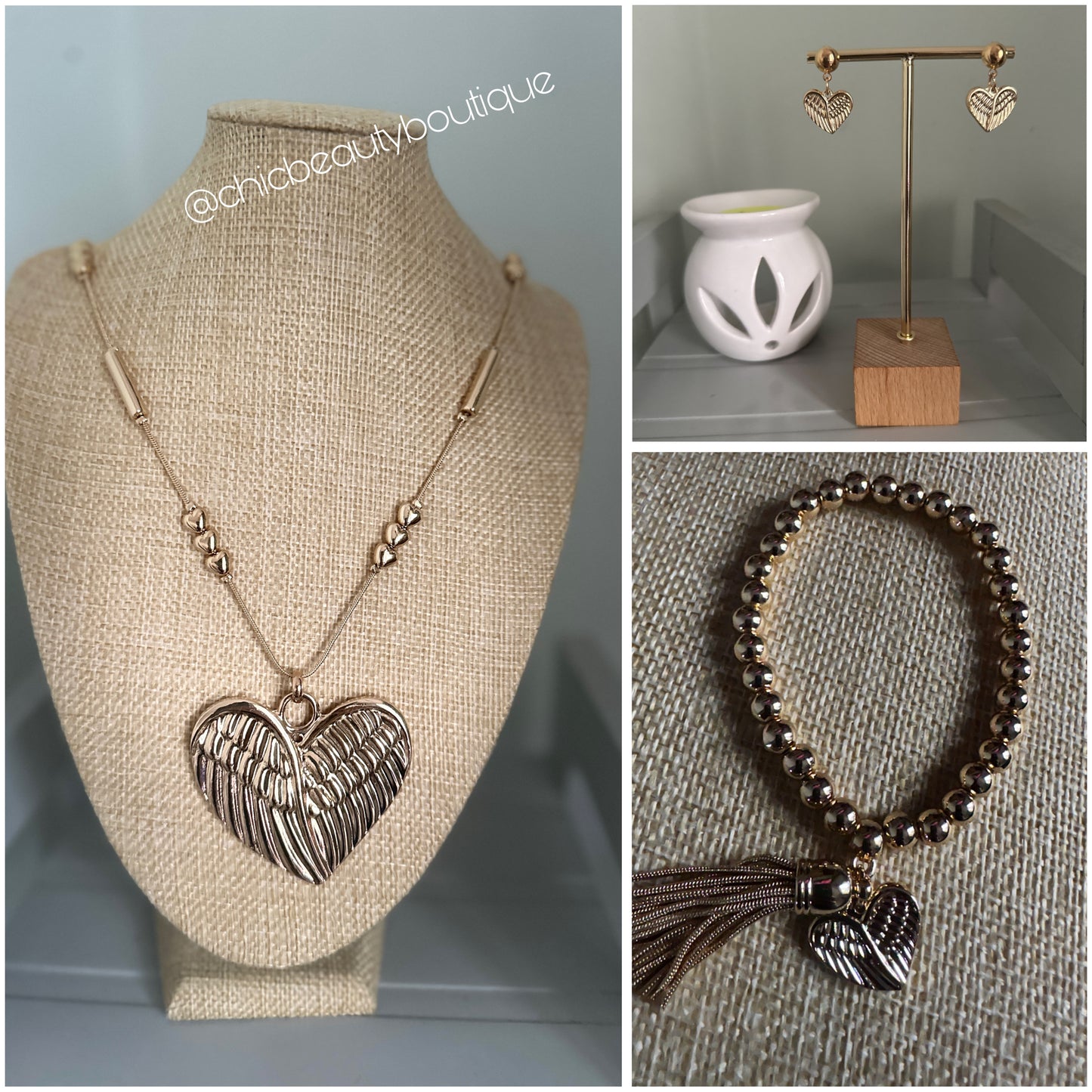 Angel Wings Bracelet - Gold