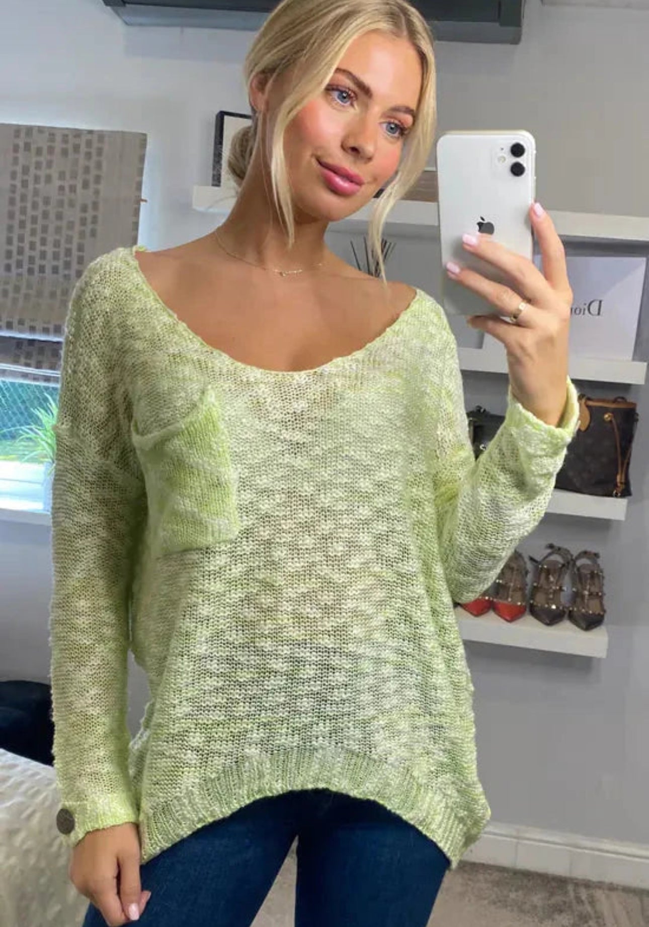 Neon Lightweight Knits - Green