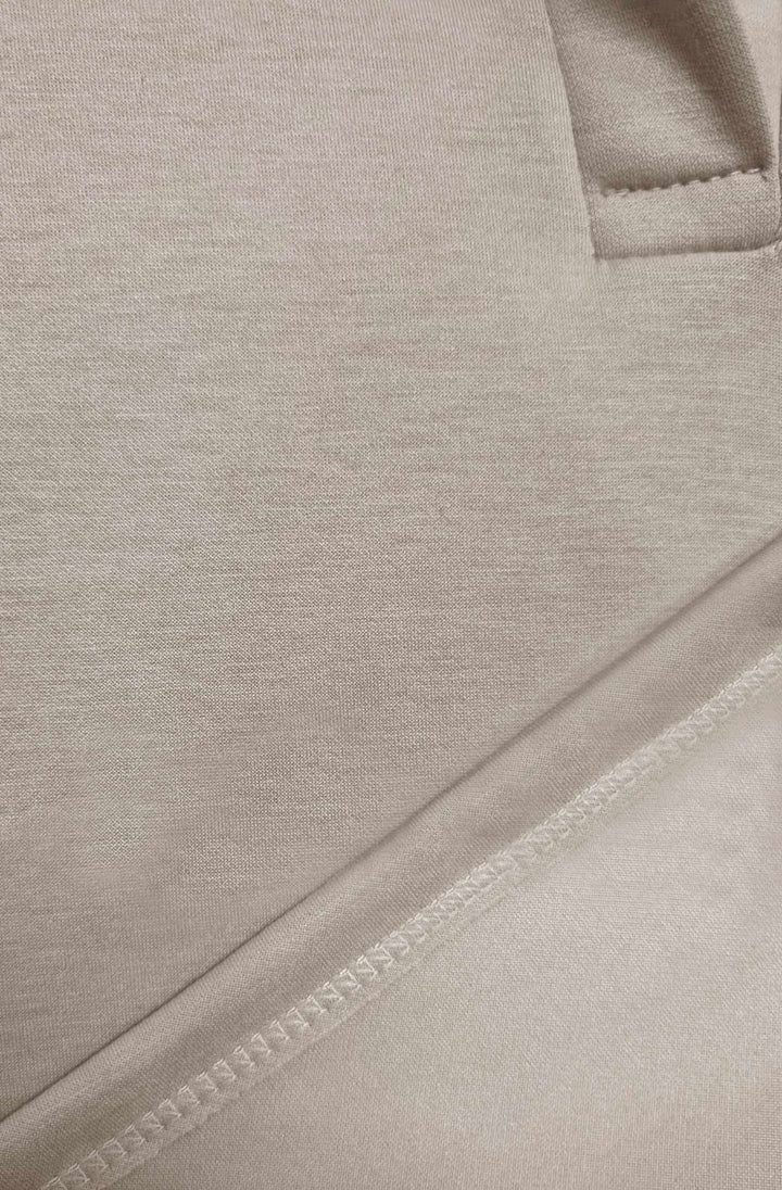 Elise Collared Loungewear - Stone