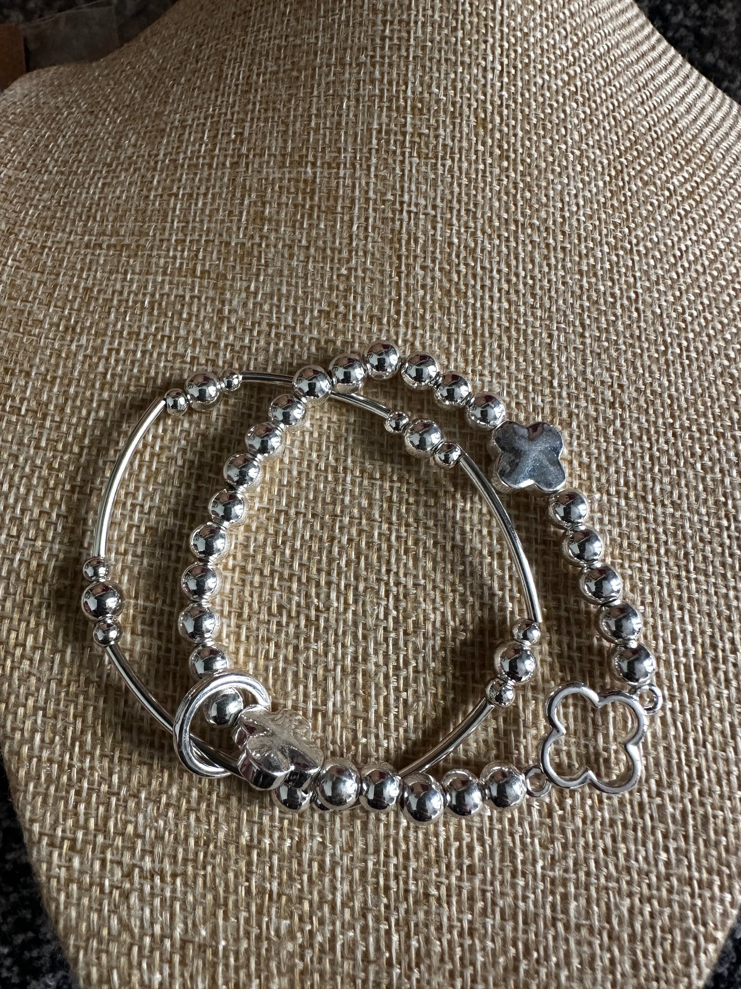 Clover Bracelet - Silver