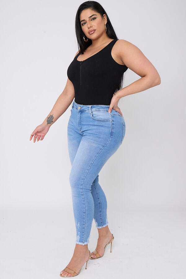 CURVE Stretch Jeans - Blue