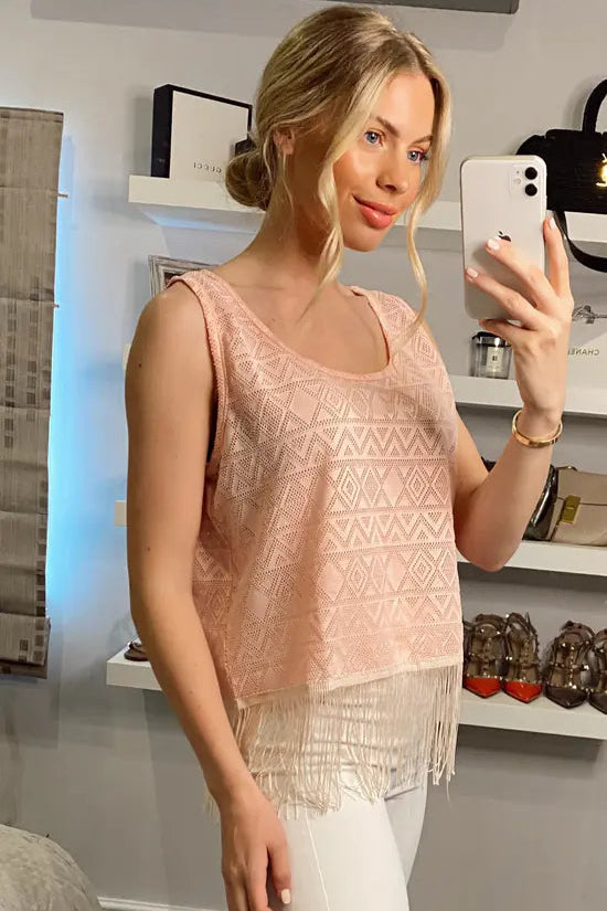 Tassel Vest Tops - 3 colours