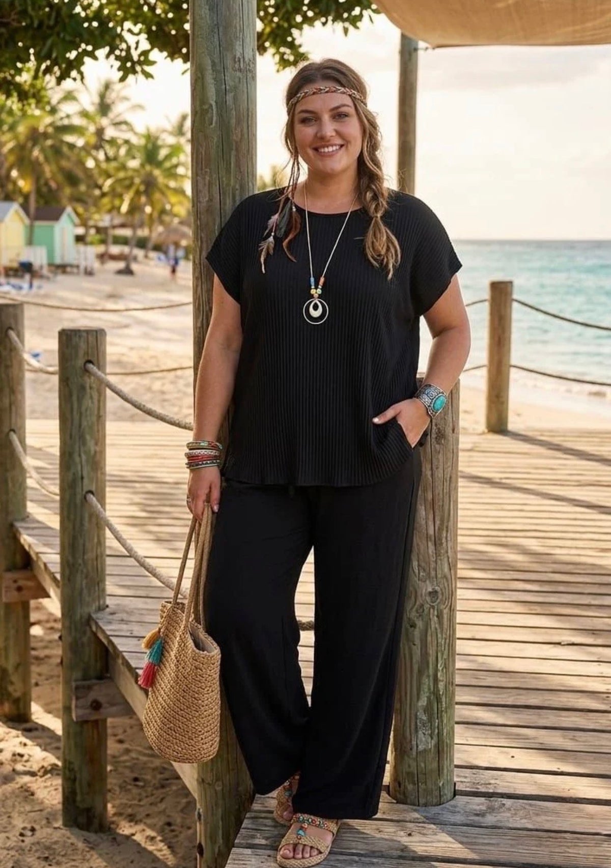 Clara Co Ord Set - Black