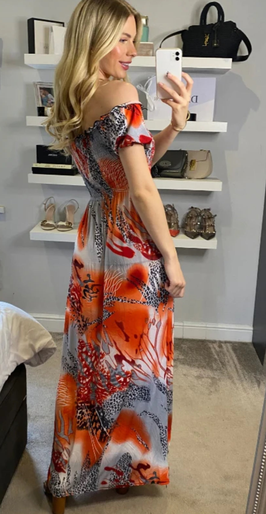 Printed Maxi Dress - Multi