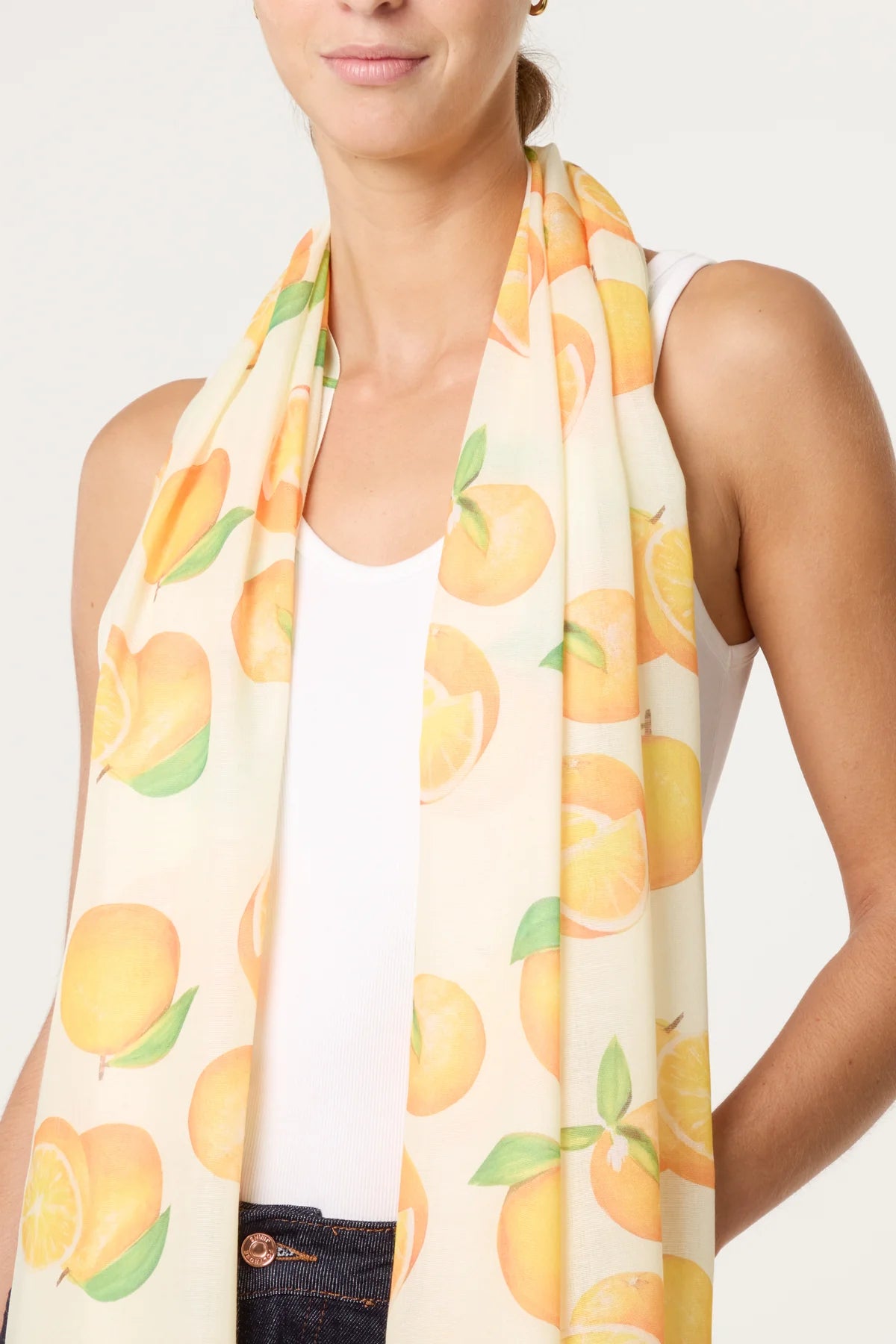 Spring Scarves - Orange