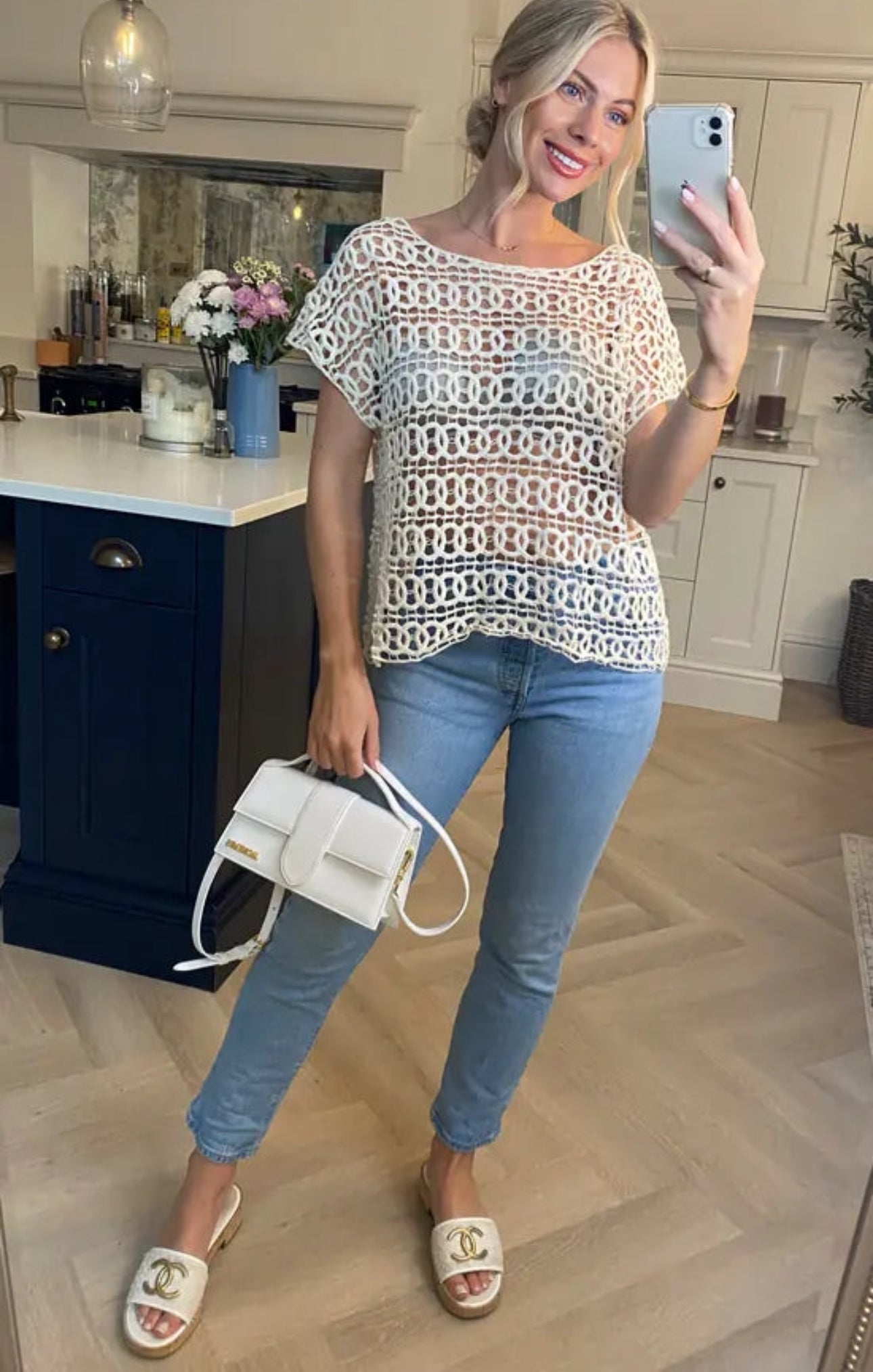 Crochet Top - Cream