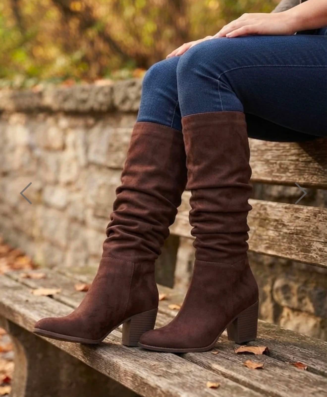 Aurel Knee High Boots - Chocolate Brown
