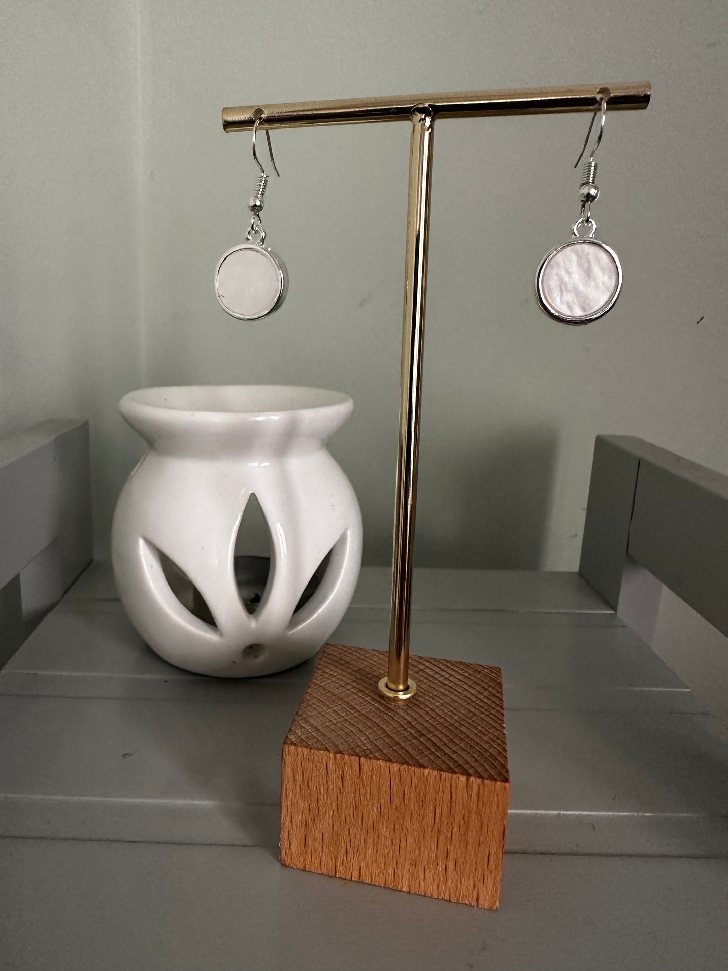 Circle Earrings - Silver