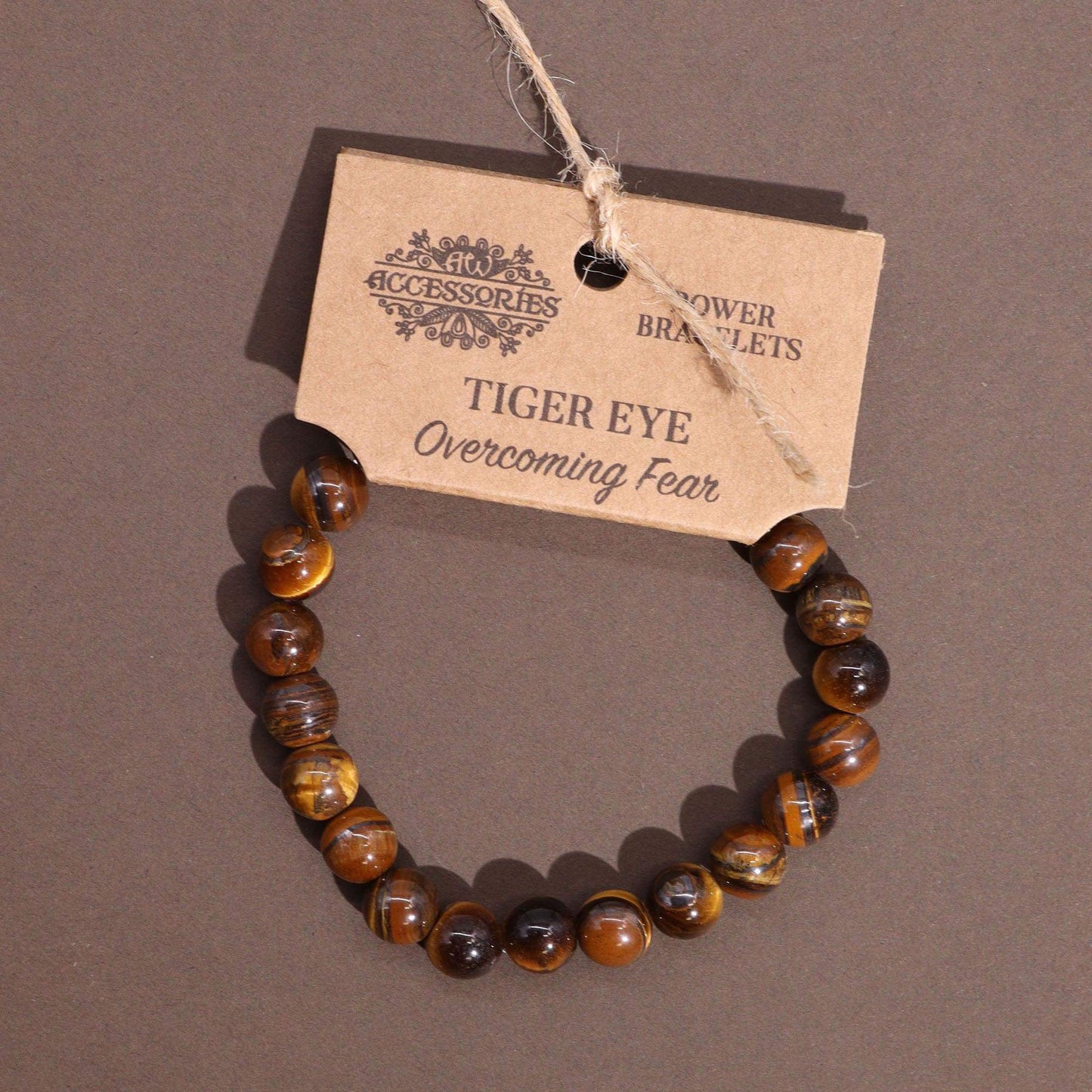 Power Bracelets - Tiger Eye (Overcoming Fear)