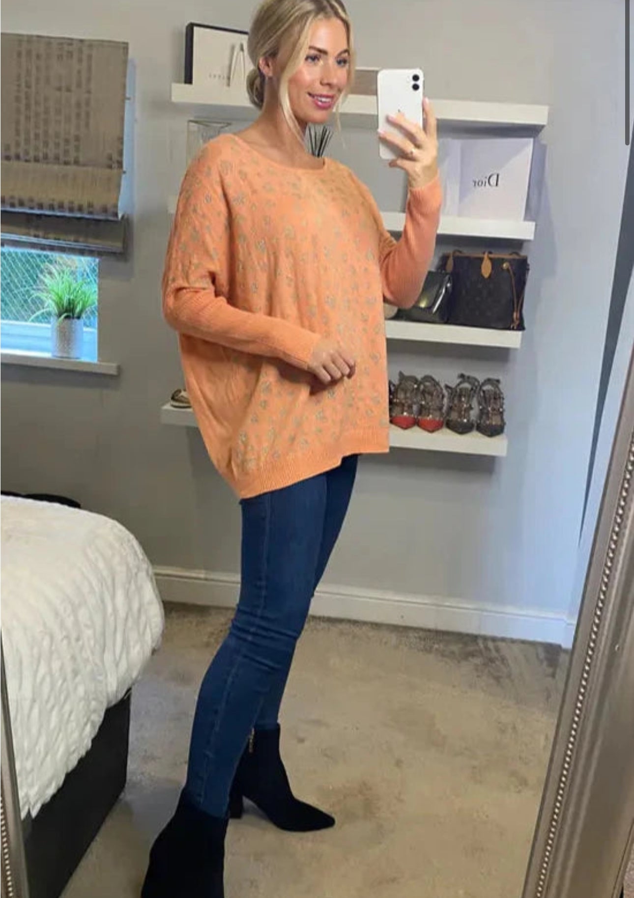 Lightweight Knit - Peach