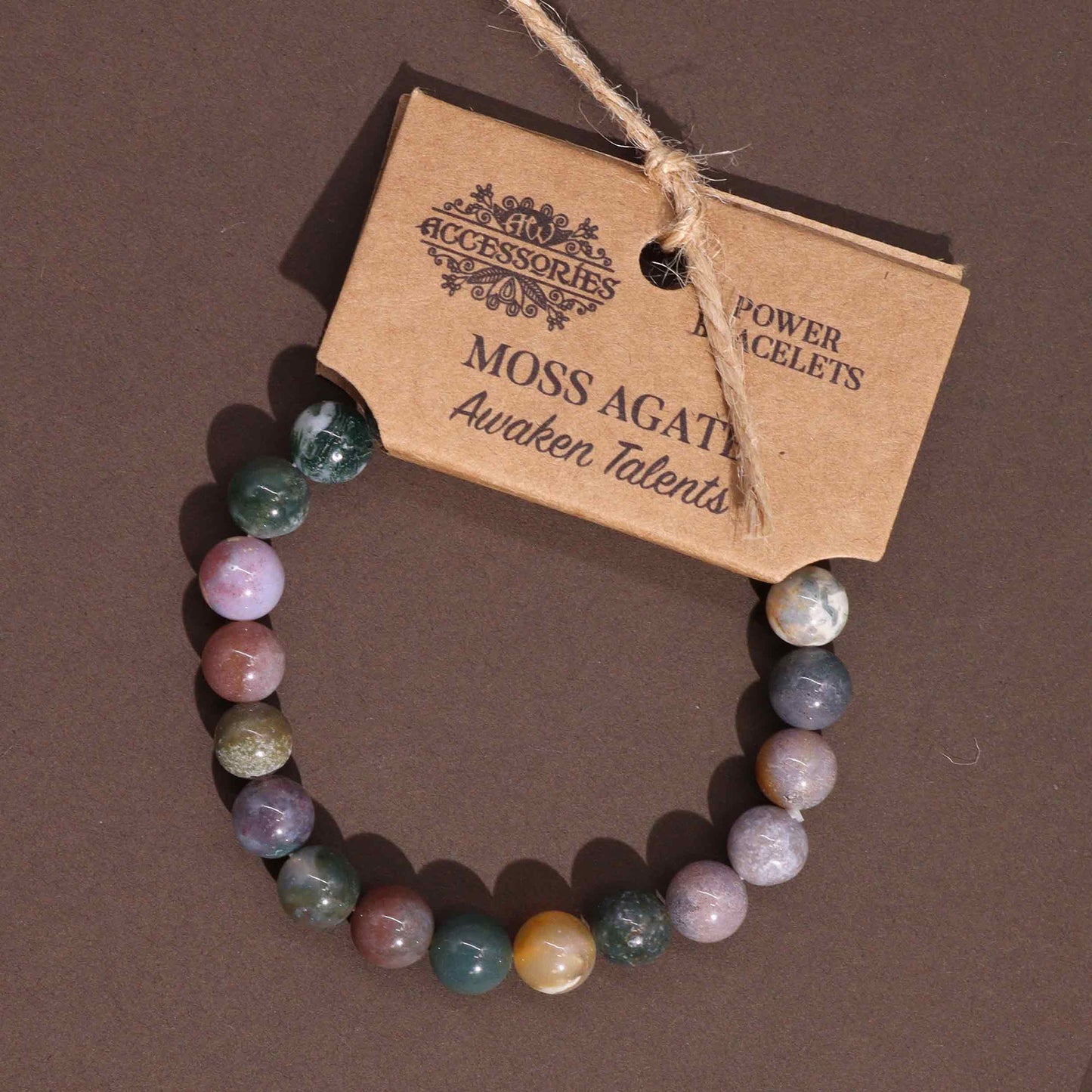 Power Bracelets - Moss Agate (Awaken Talents)