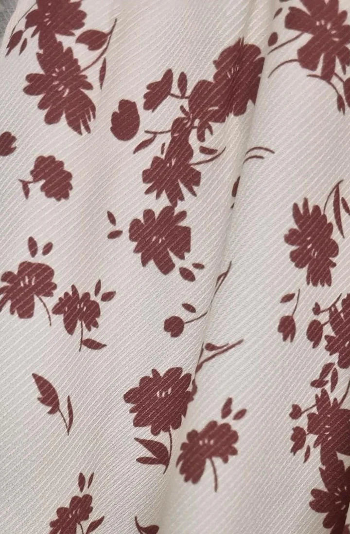 Floral Maxi Dress - Cream