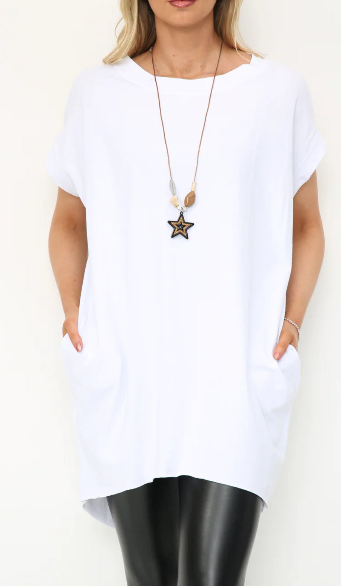 Necklace Pocket T Shirts - 10 colours