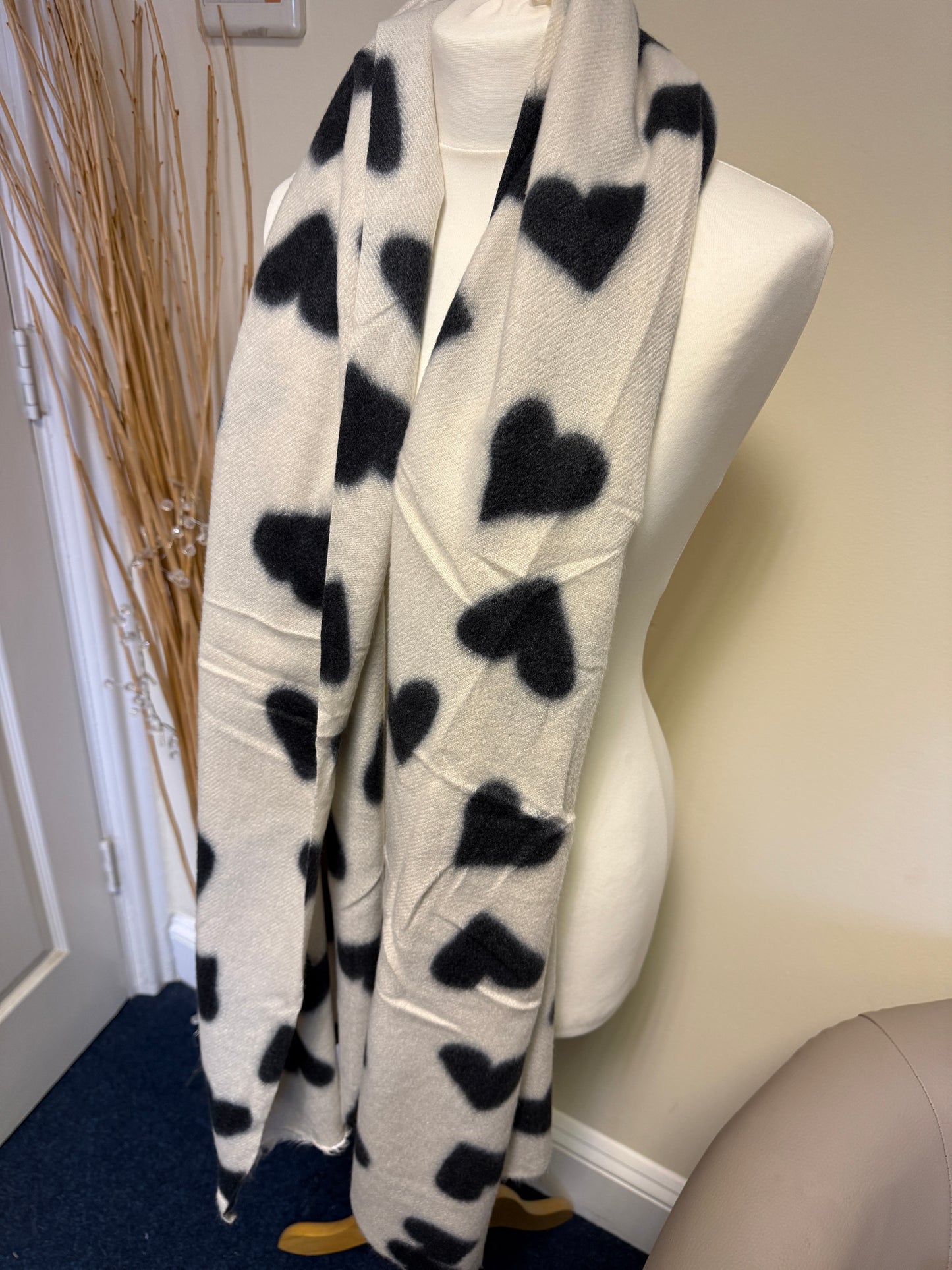 Heart Scarves - 2 colours