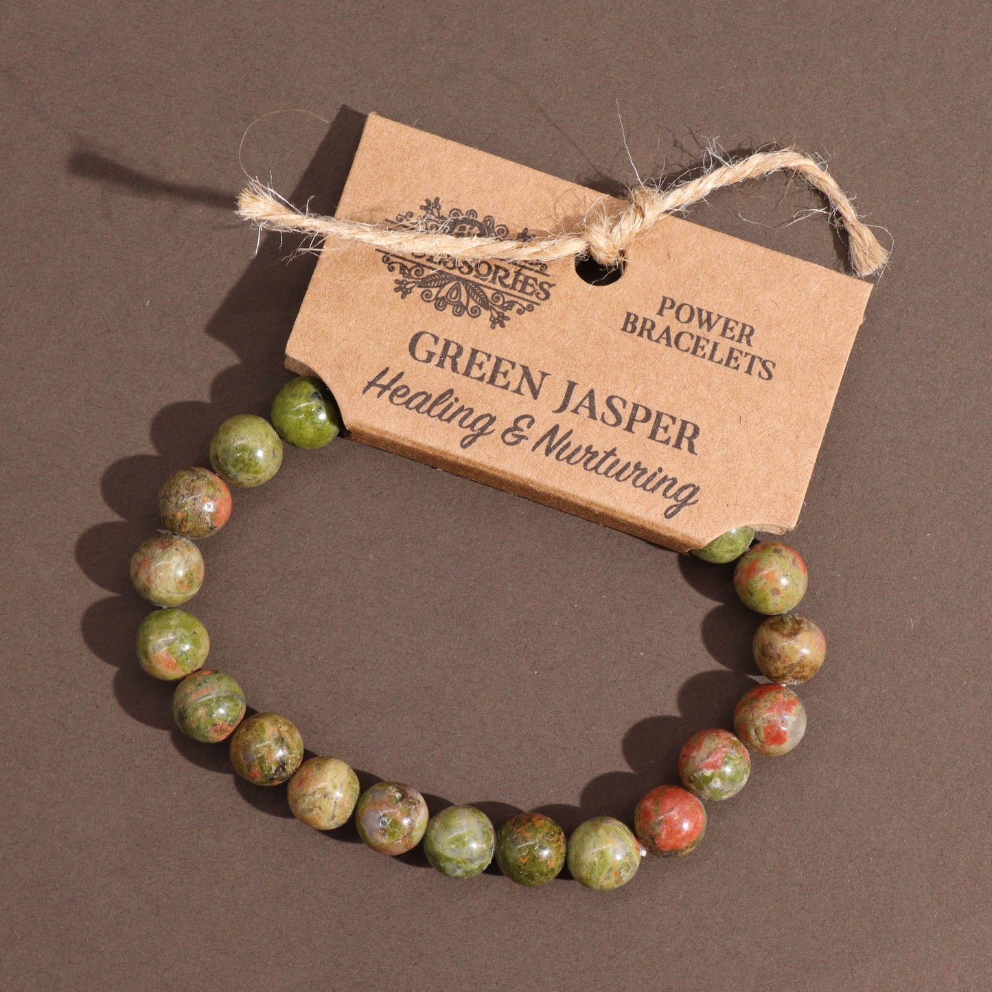 Power Bracelets - Green Jasper (Healing & Nuturing)