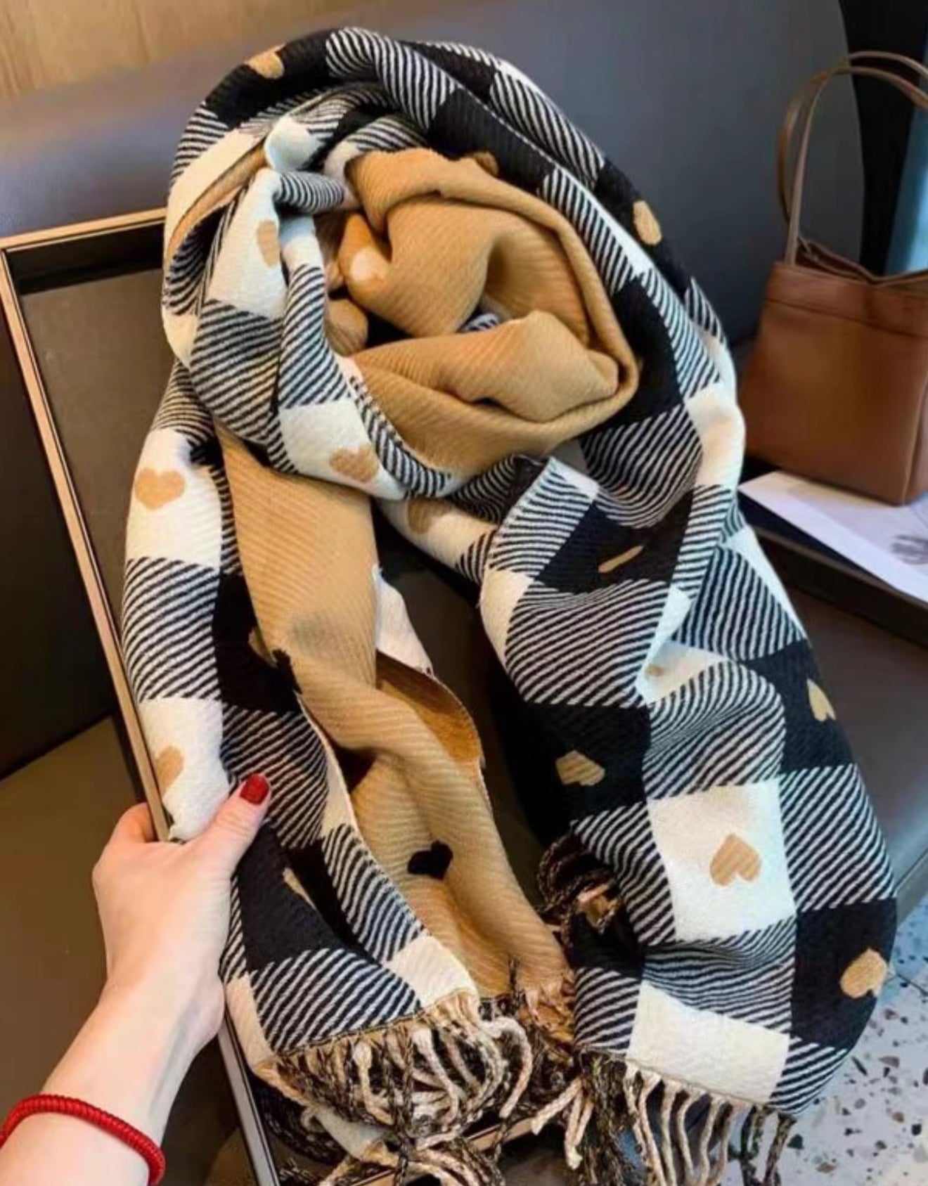 Heart Scarves - 3 colours