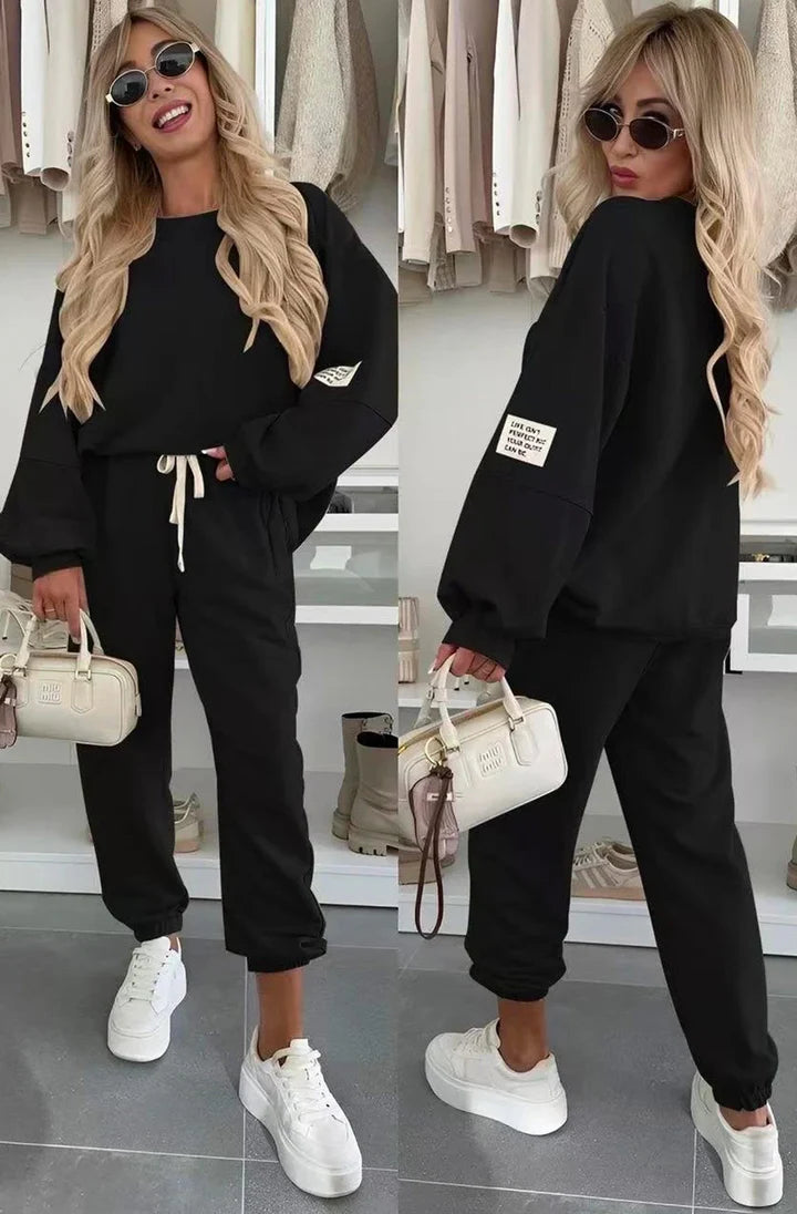 Life Isn’t Perfect Loungeset - Black