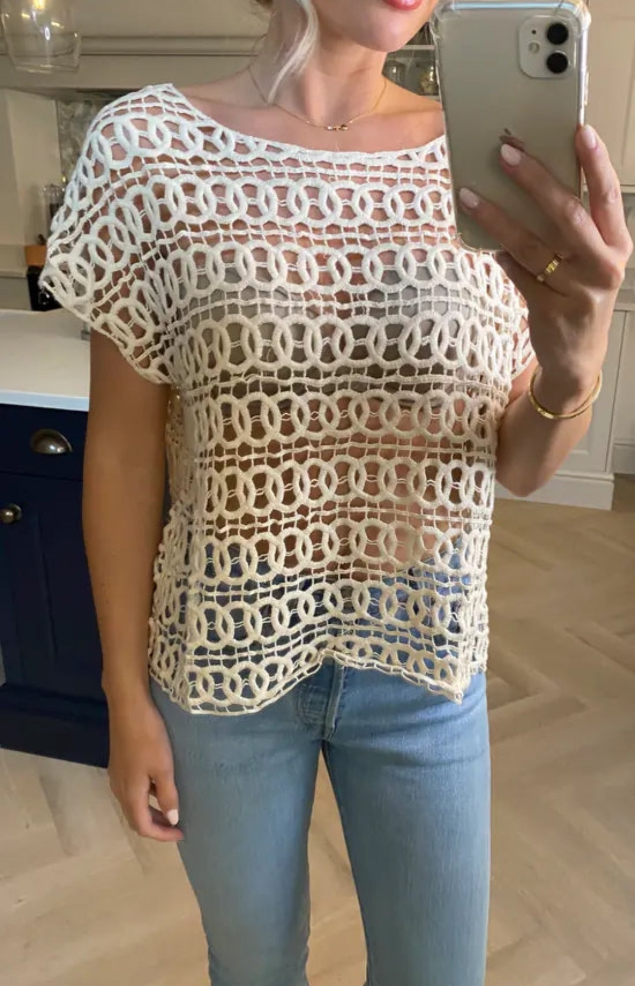 Crochet Top - Cream