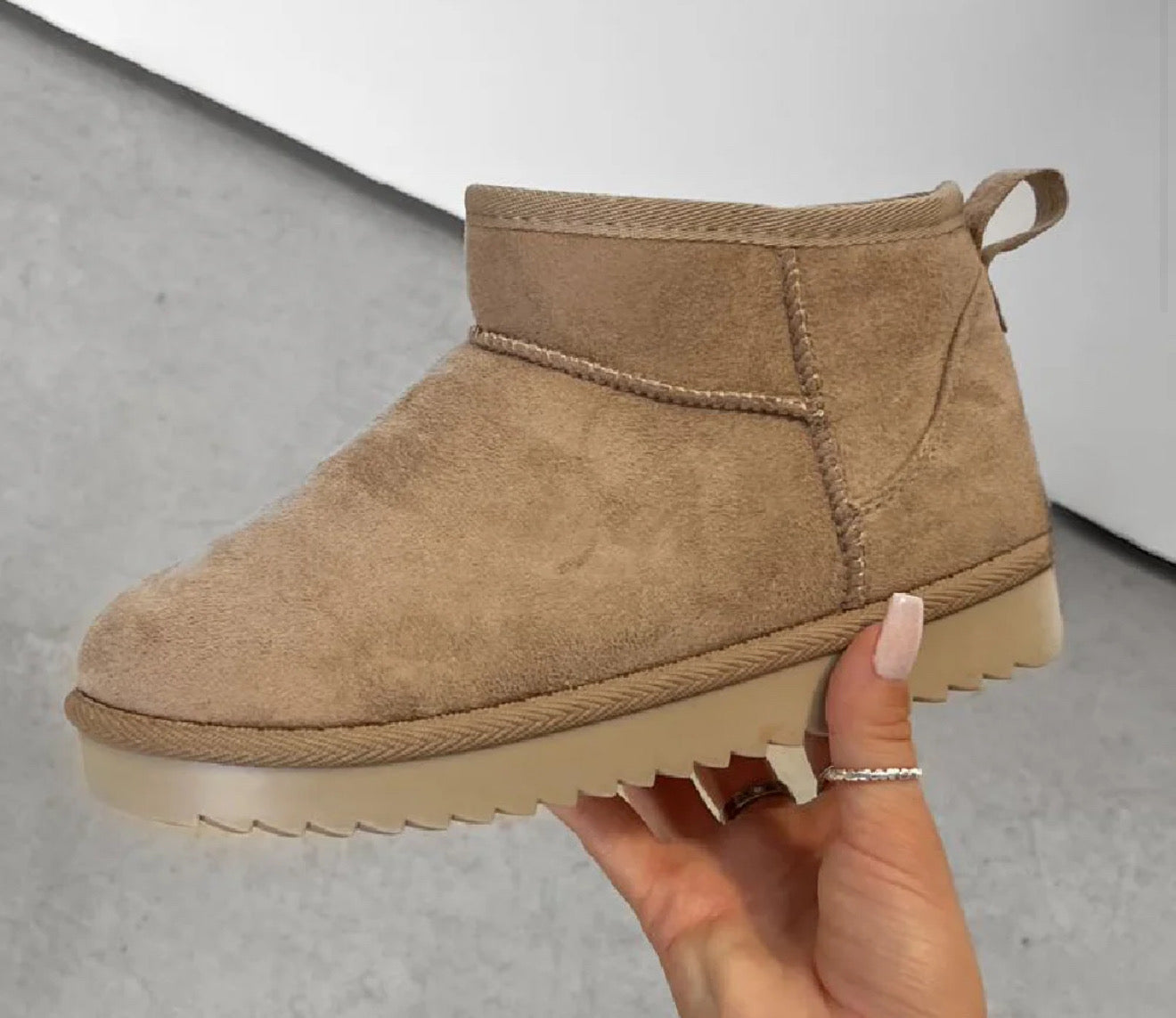 Mini Ankle Boots - Camel