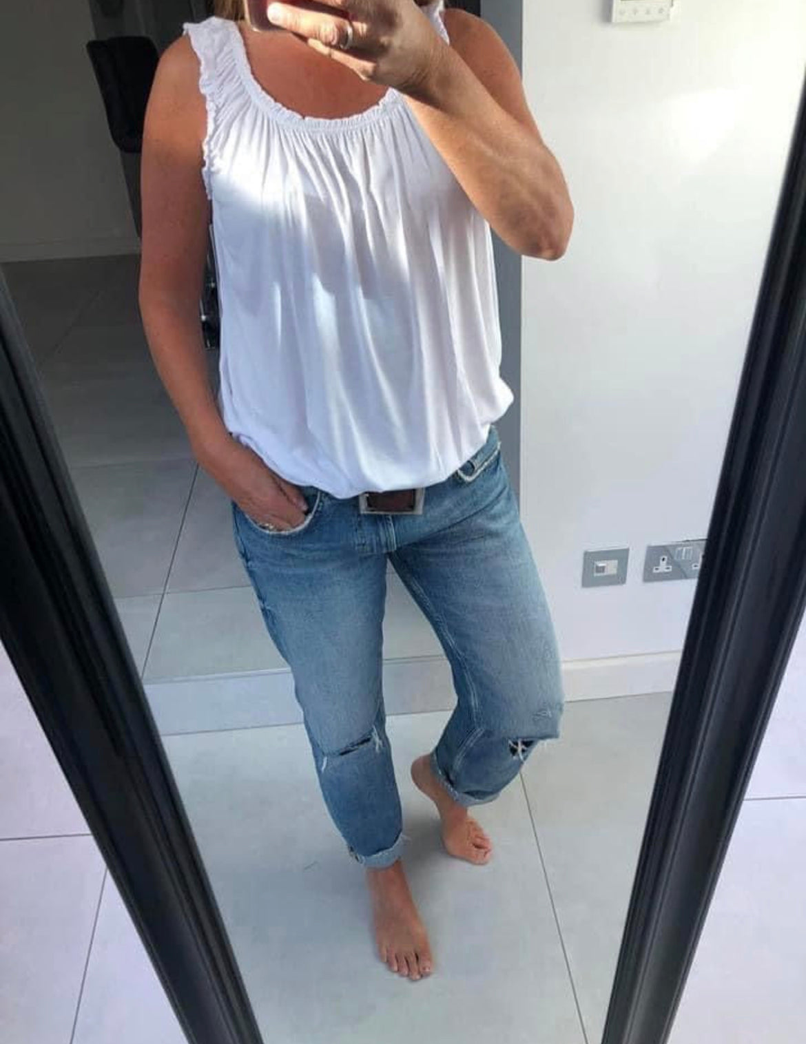 Bubble Hem Vests - 7 colours,