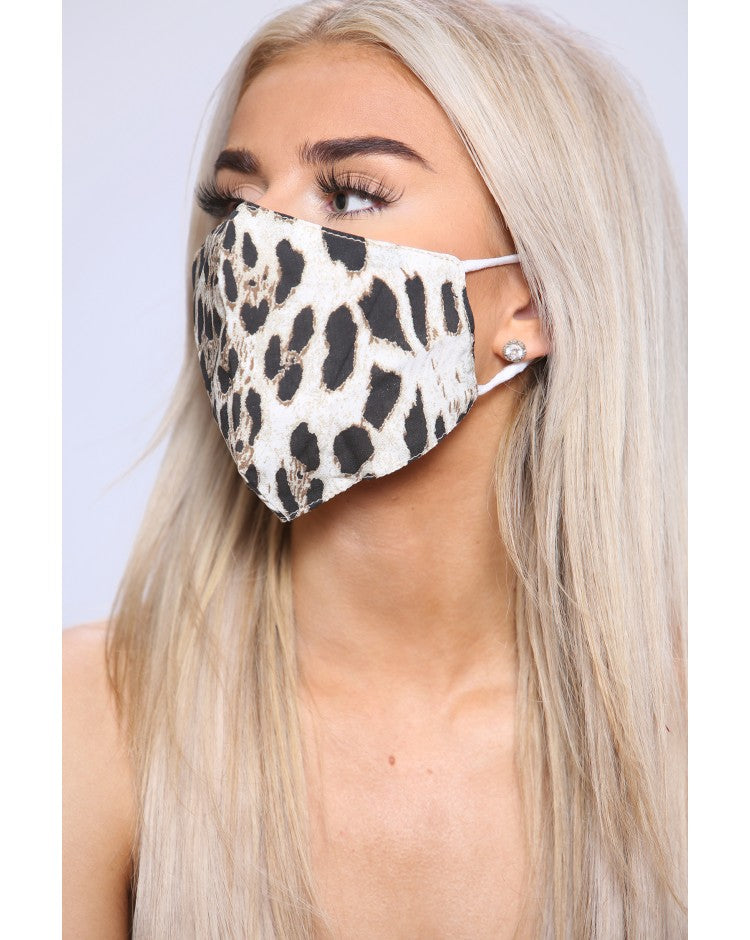 Leopard Print Mask