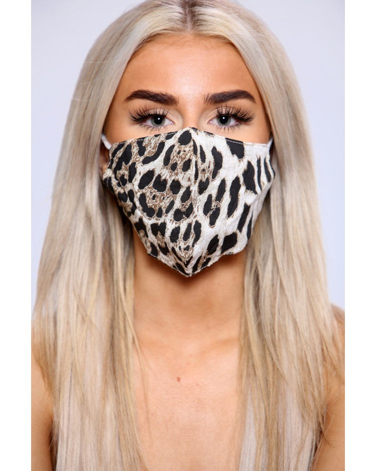 Leopard Print Mask
