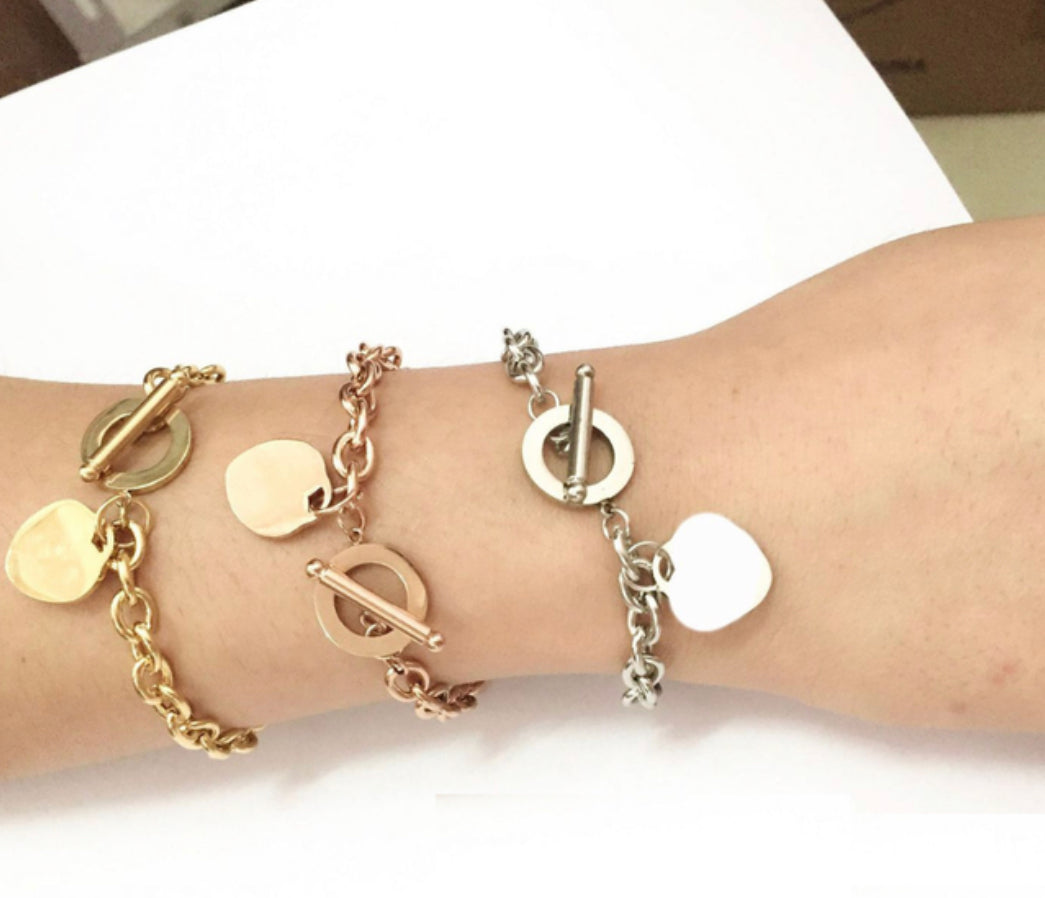 Plain Chunky Bracelets - 3 colours
