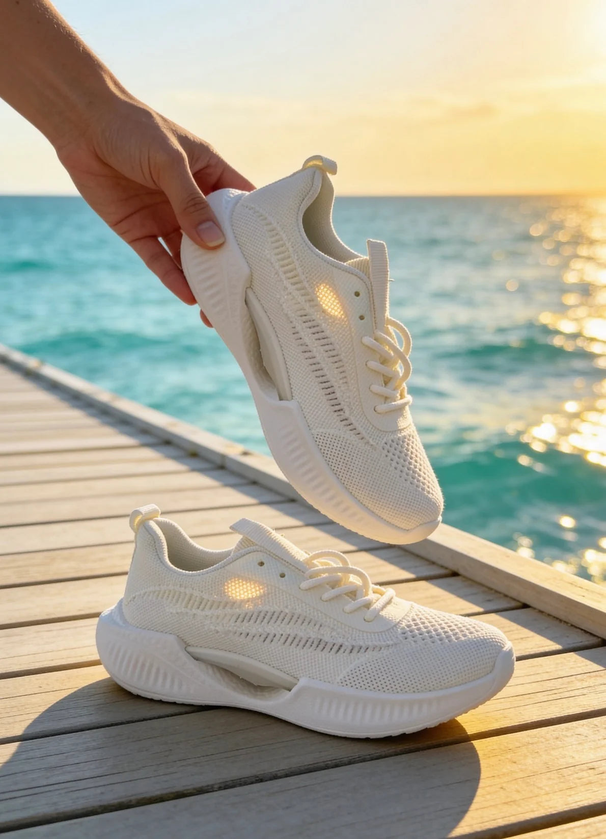 Air Touch Trainers - White