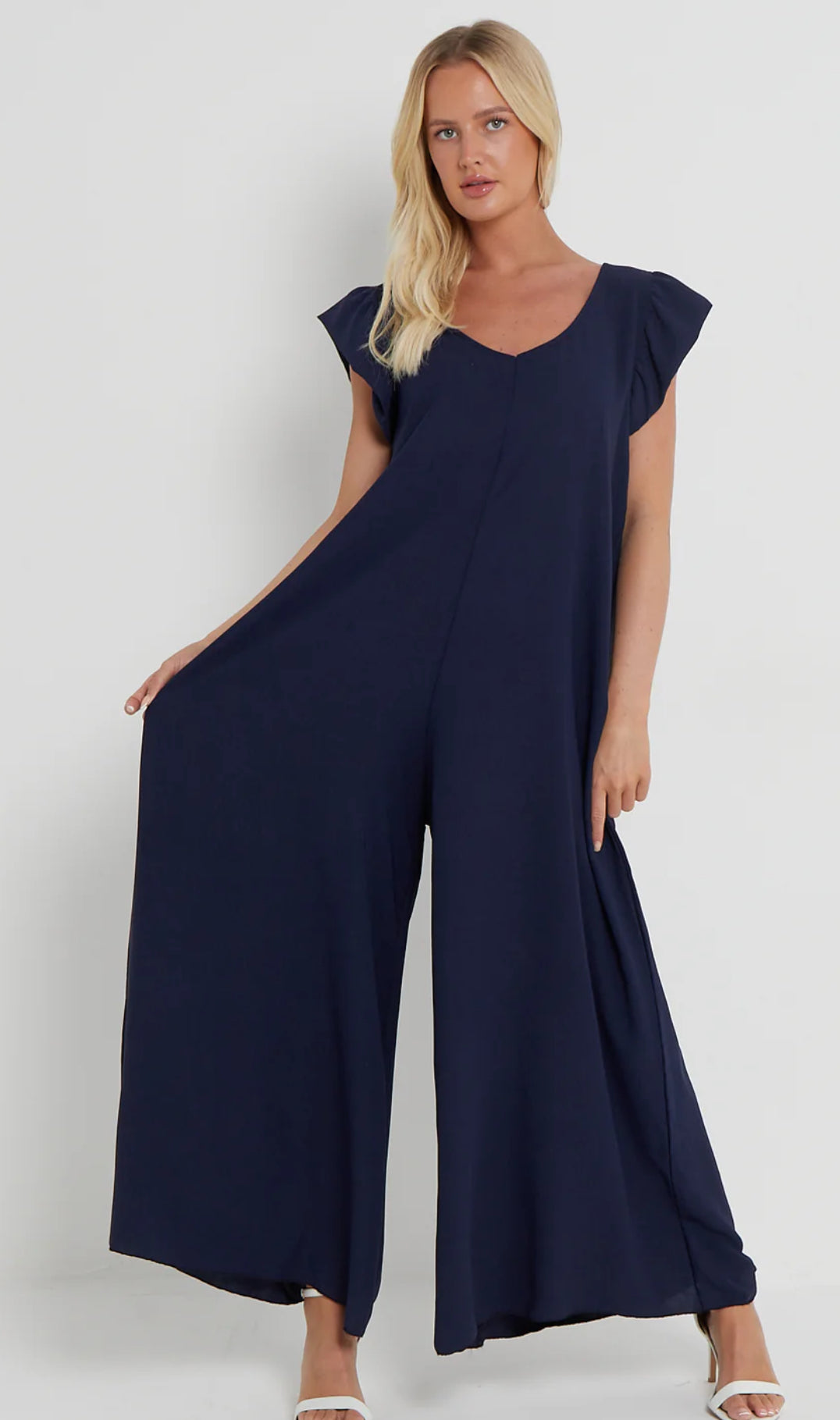 Frill Sleeve Jumpsuits - 3 colours