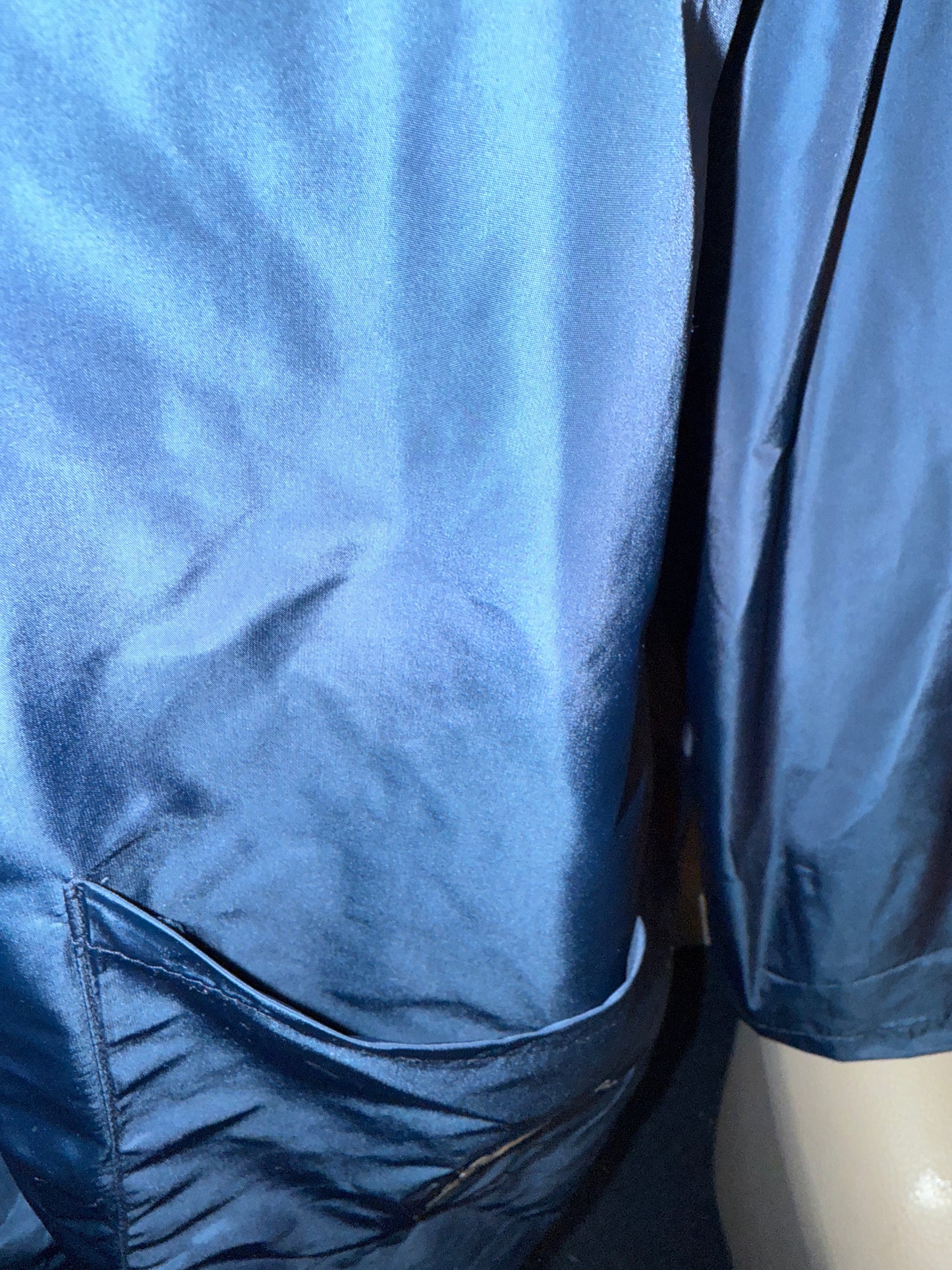 Oversized Windbreaker Jacket - Navy