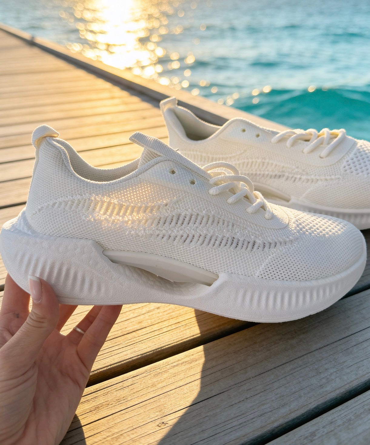 Air Touch Trainers - White