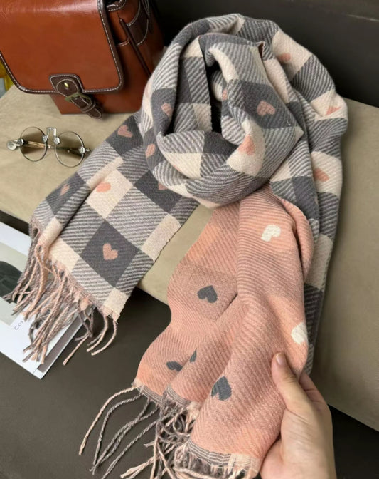 Heart Scarves - 3 colours
