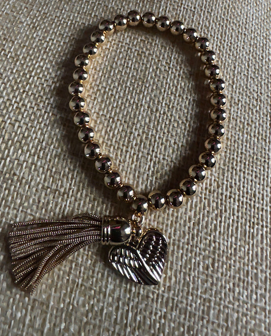 Angel Wings Bracelet - Gold