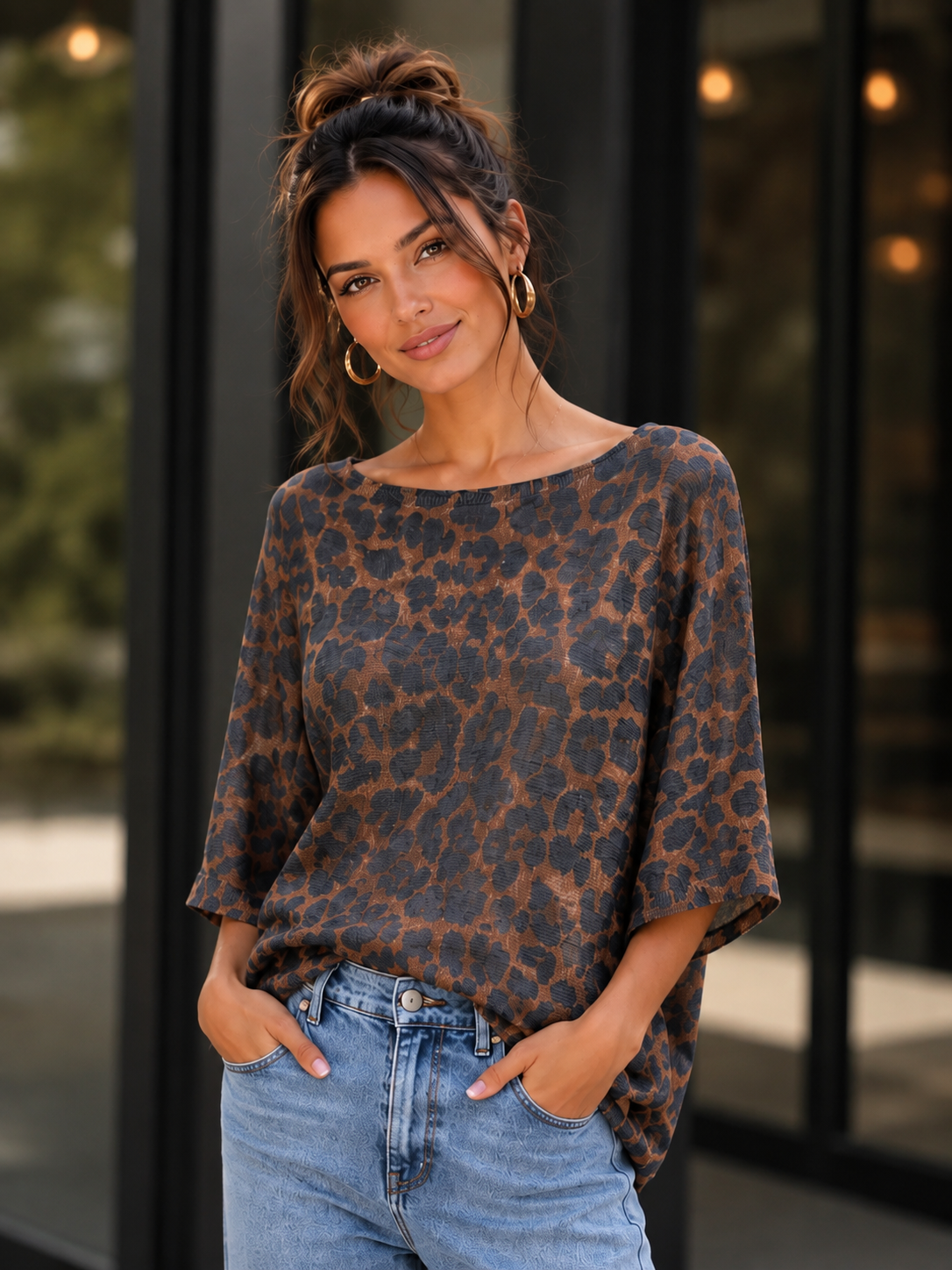 Cheetah Mesh Knit - 2 colours