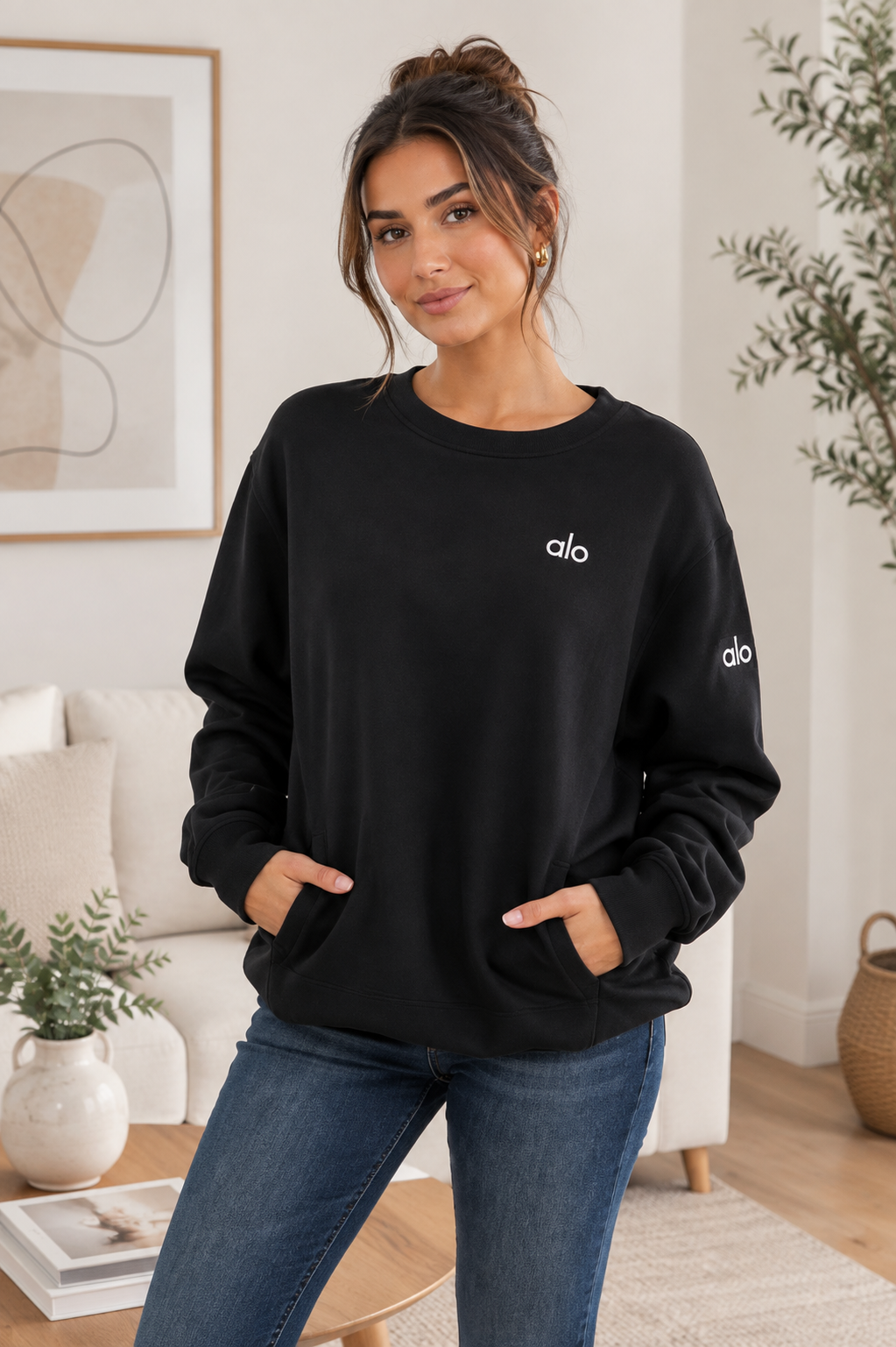 Slogan Sweatshirts - Black