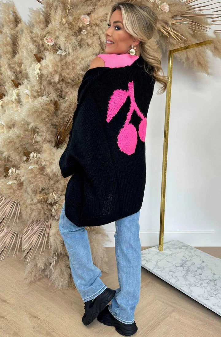 Cherry Cardigan - Black