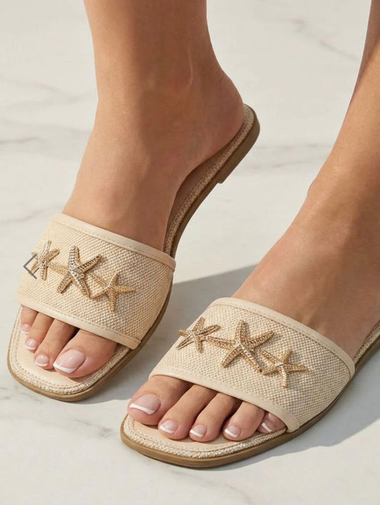 Starfish Sandals - Beige
