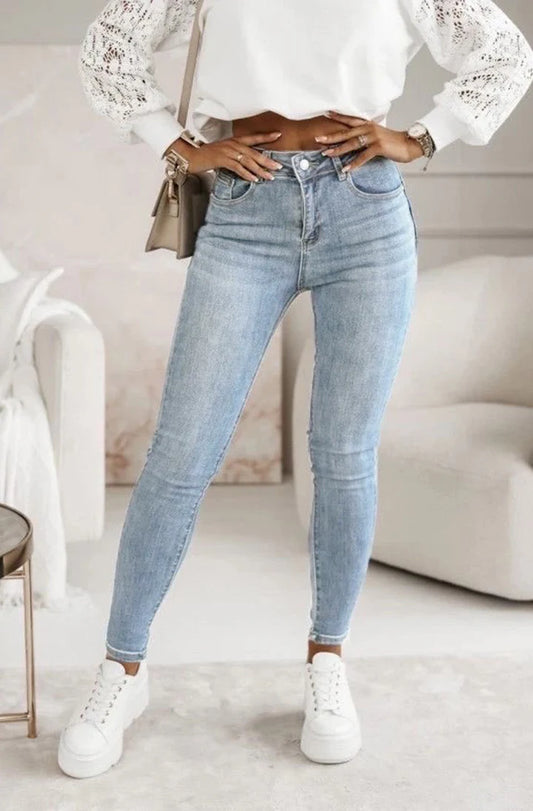 Moira Skinny Jeans - Light Blue