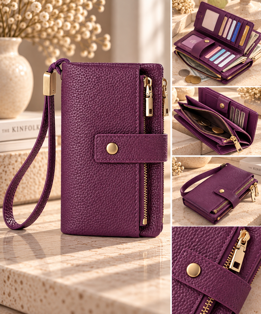 Cara Leather Purse - 4 colours