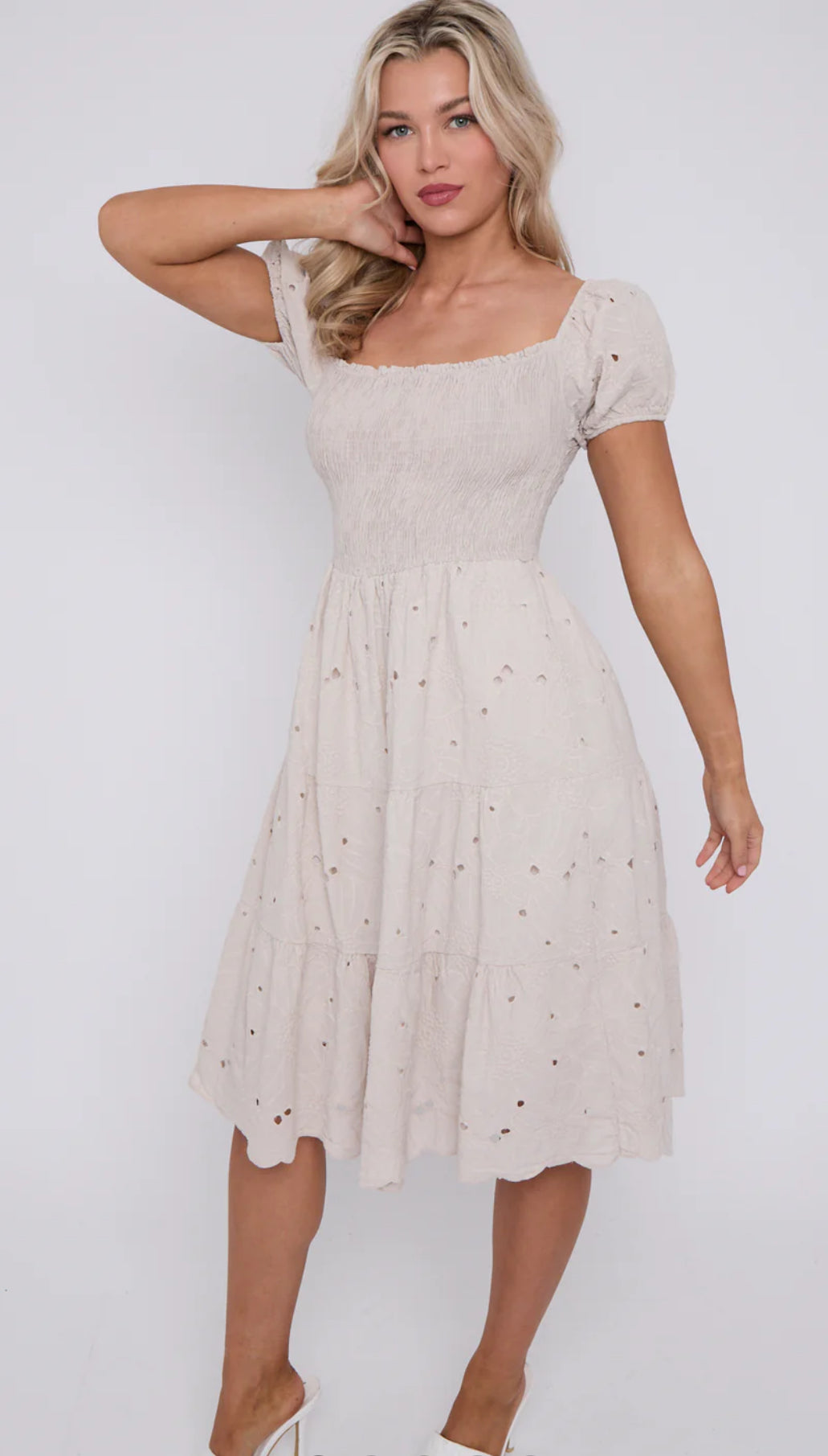 Broderie Summer Dresses - 2 colours