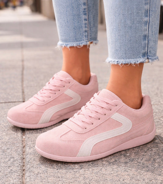 Stripe Trainers - Pink