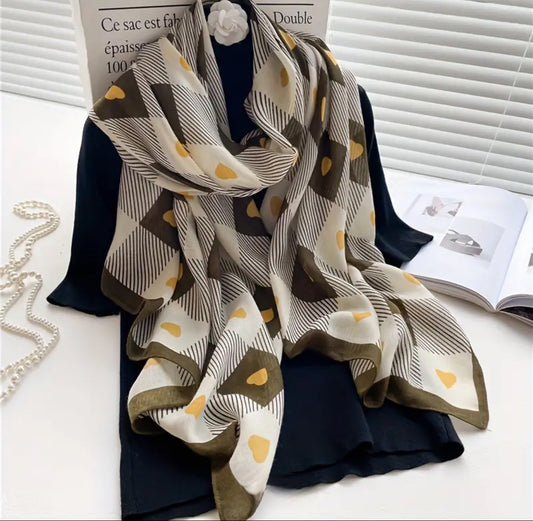 Heart Scarves - Yellow